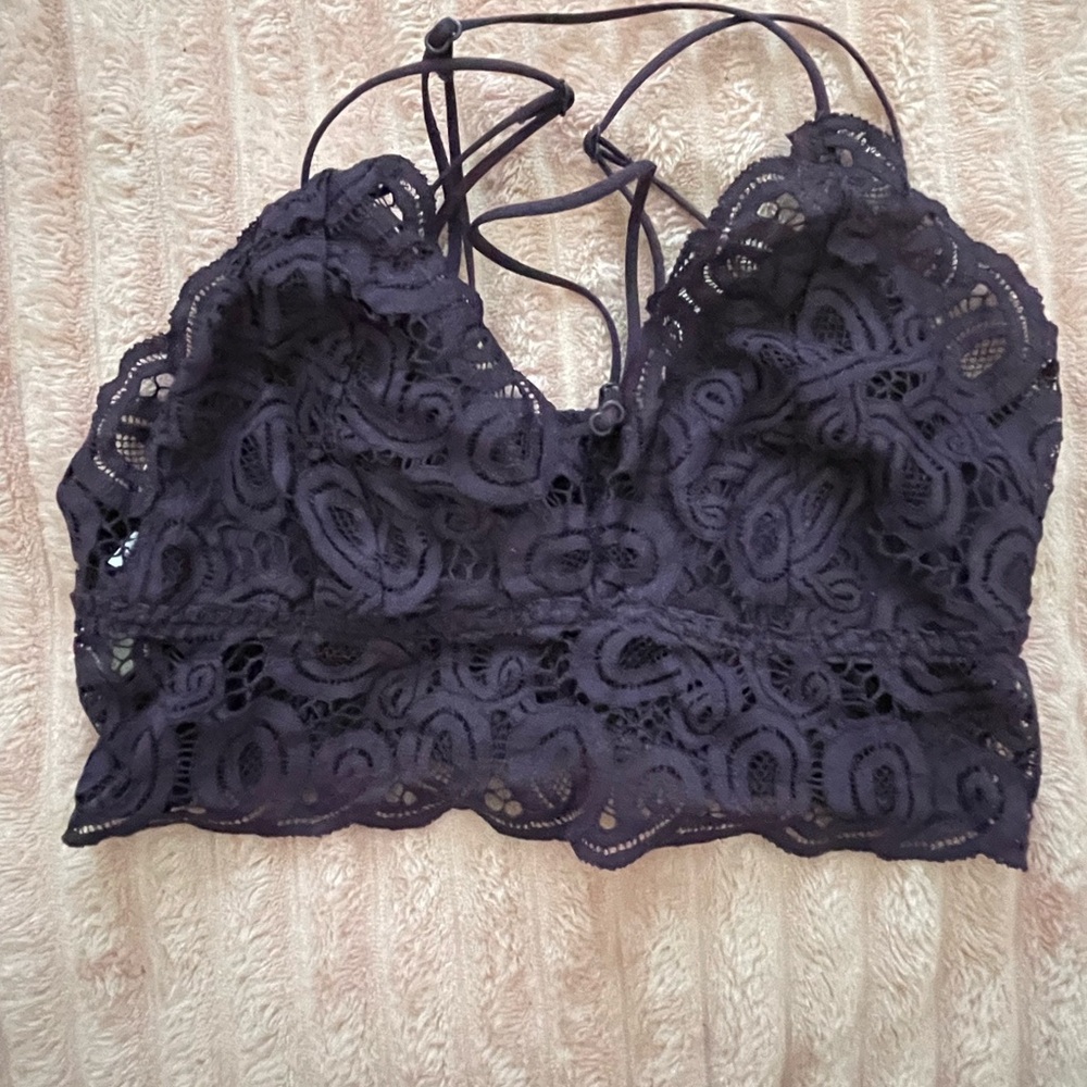 Victoria's Secret Plum/Deep Purple Lace Bralette